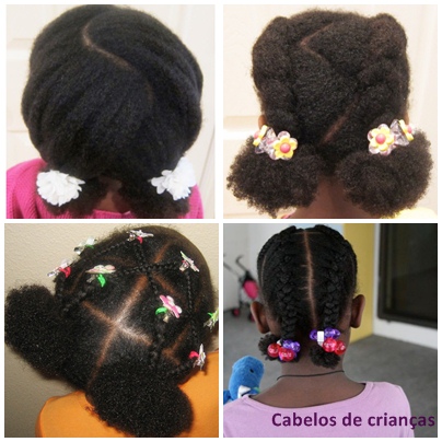 Crianças com cabelo crespos: ideias de como arrumá-los | Cabelo, maquiagem,  cuidados...